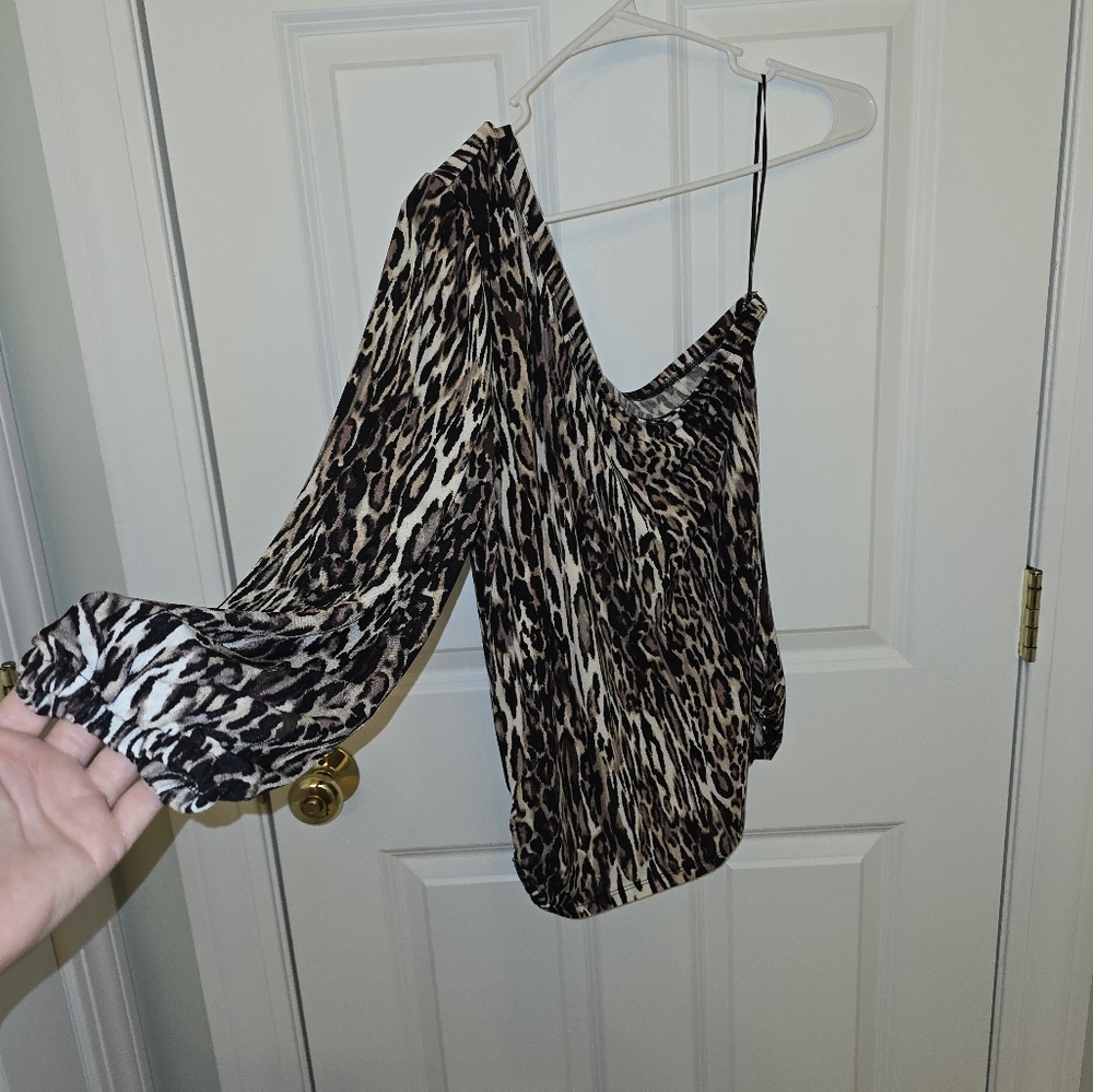 Leopard Print Blouse